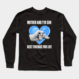 Mother And T1d Son Best Friend For Life Mother Long Sleeve T-Shirt